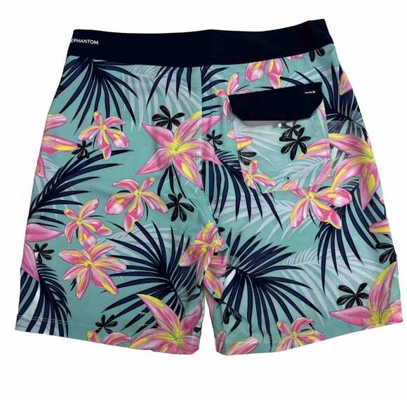 Men’s Hurley Phantom Classic 18" Boardshorts Stretch Aura Green Size 38 New - Picture 9 of 16